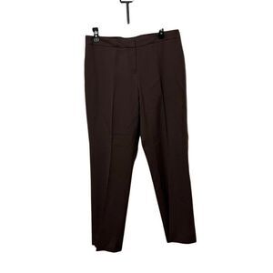 Vintage Pendleton Virgin Wool Trousers - Dark Chocolate Brown size 8 1990’s pant